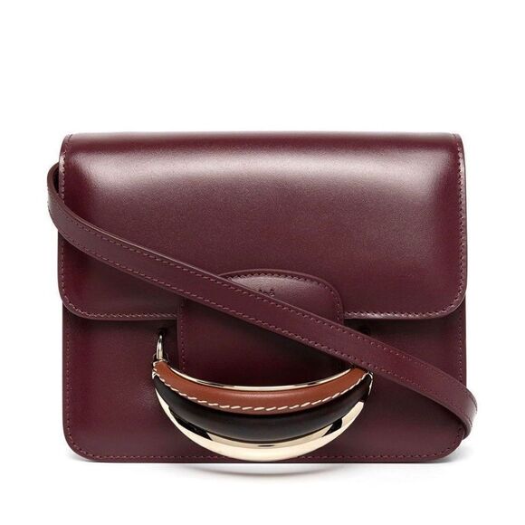 Chloe Kattie Crossbody Bag Burgundy - Picture 1 of 15